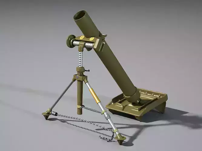 M2 MORTAR  3D model