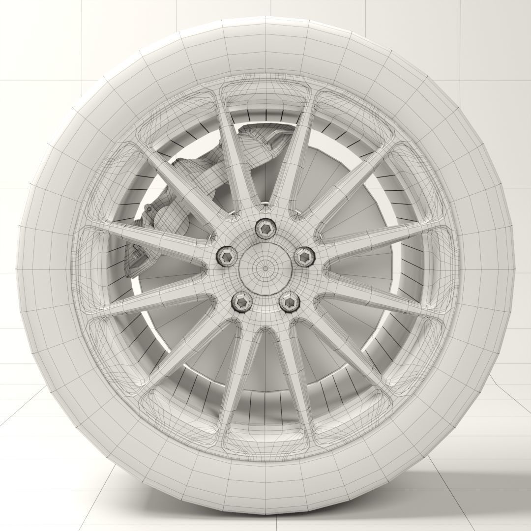 BBS FS3 rim 3D model_3