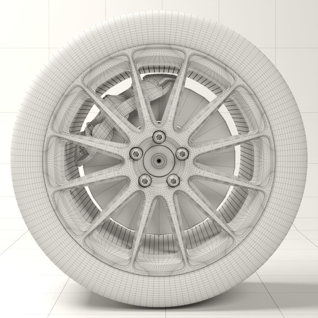 BBS FS3 rim 3D model_2