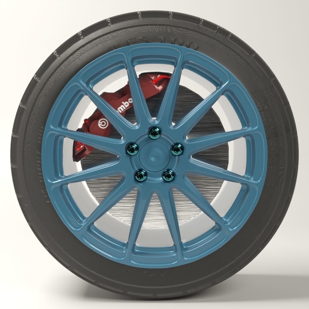 BBS FS3 rim 3D model_1