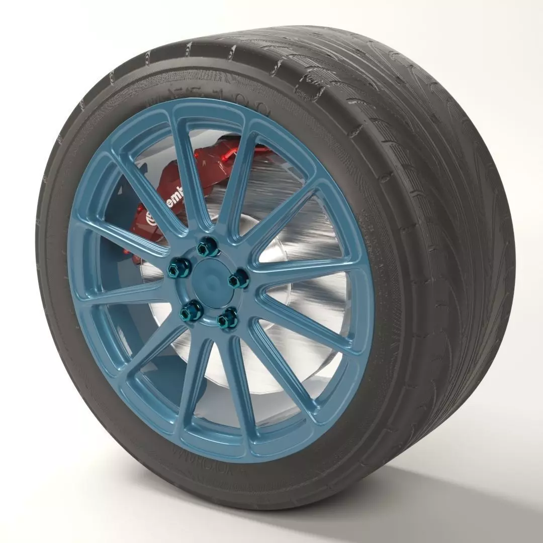 BBS FS3 rim 3D model_0
