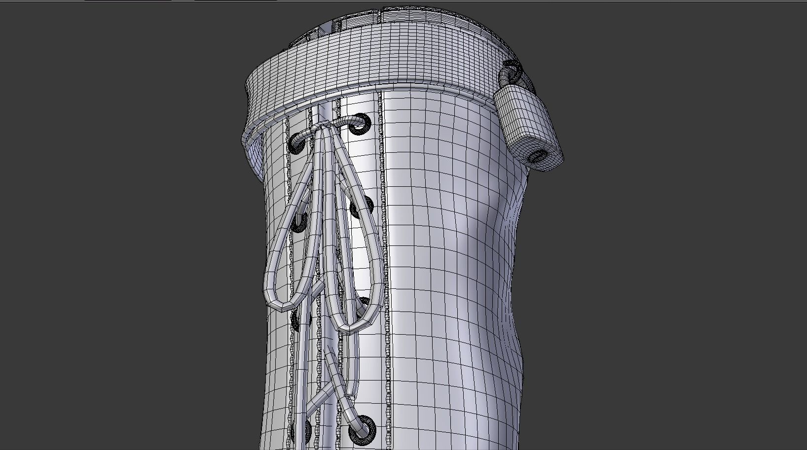 Ballet Heel Boots  Free 3D model_14