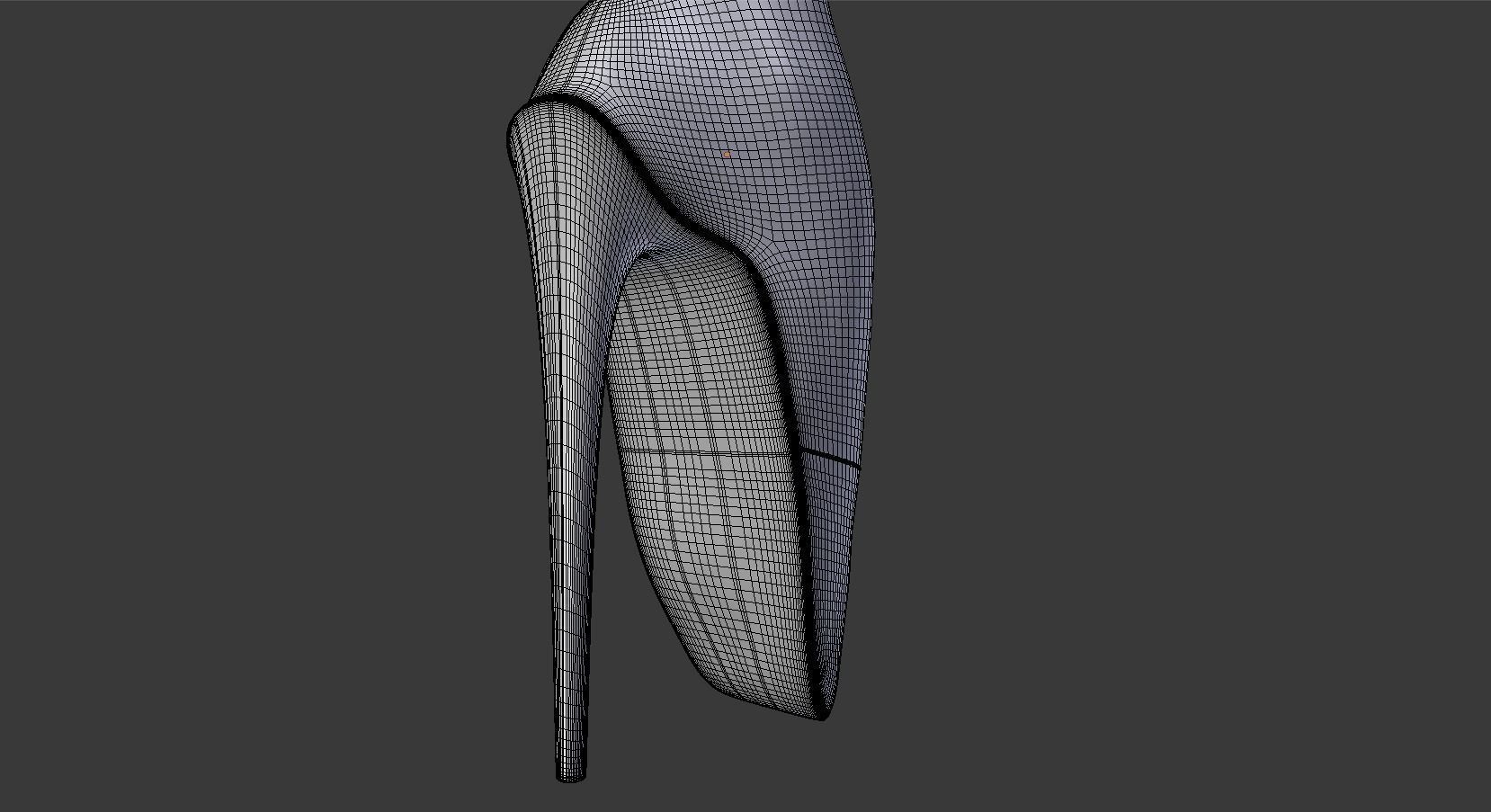 Ballet Heel Boots  Free 3D model_15