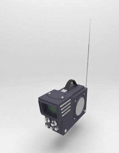 portable tv 3D model
