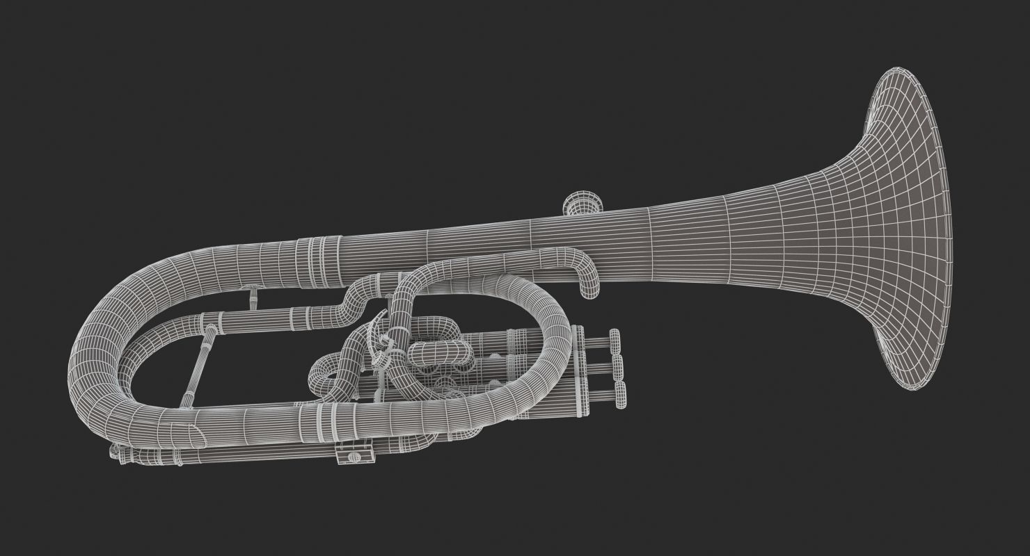 Alto Horn - Tenor Horn 3D model_13