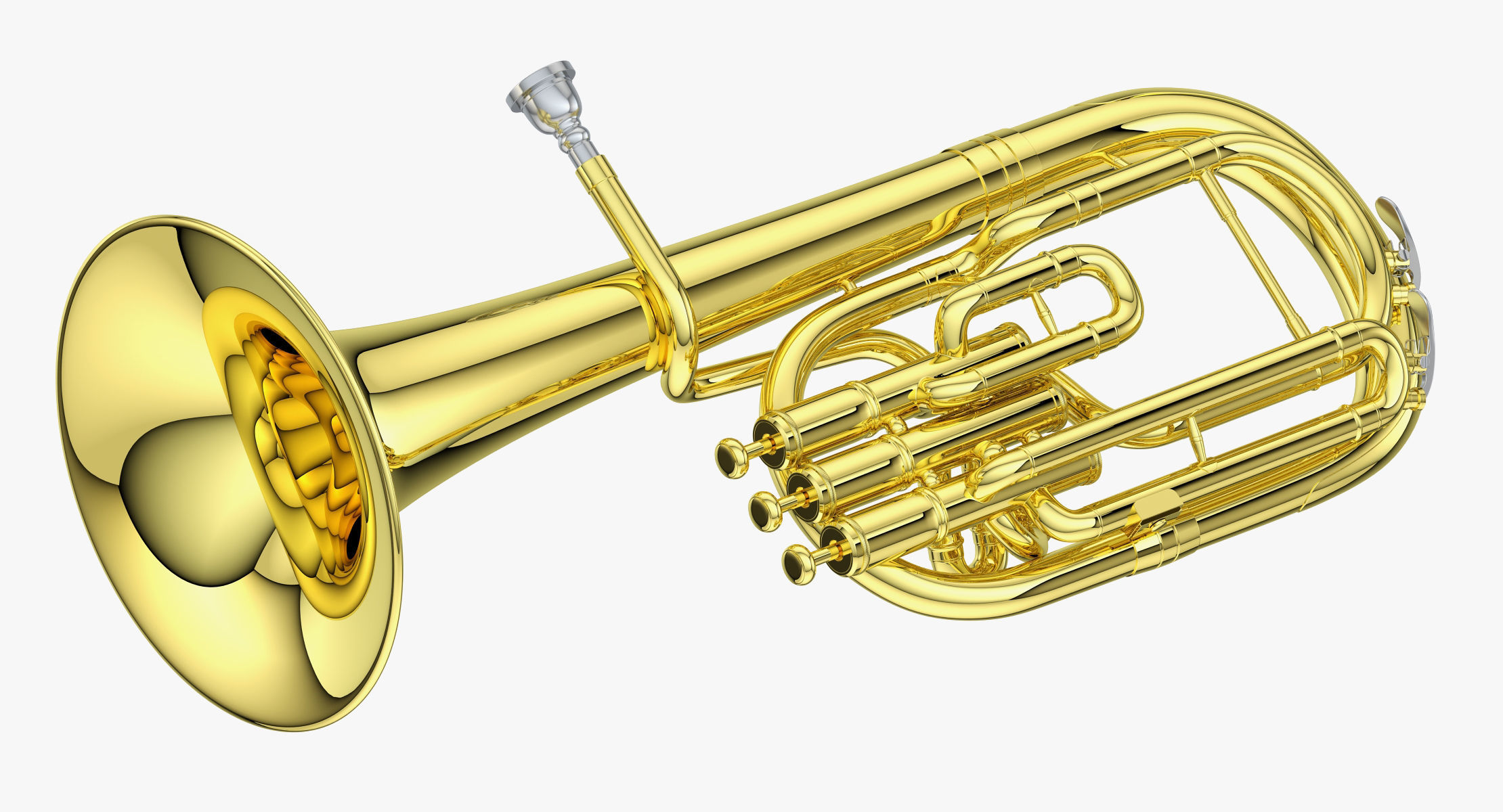 Alto Horn - Tenor Horn 3D model_6