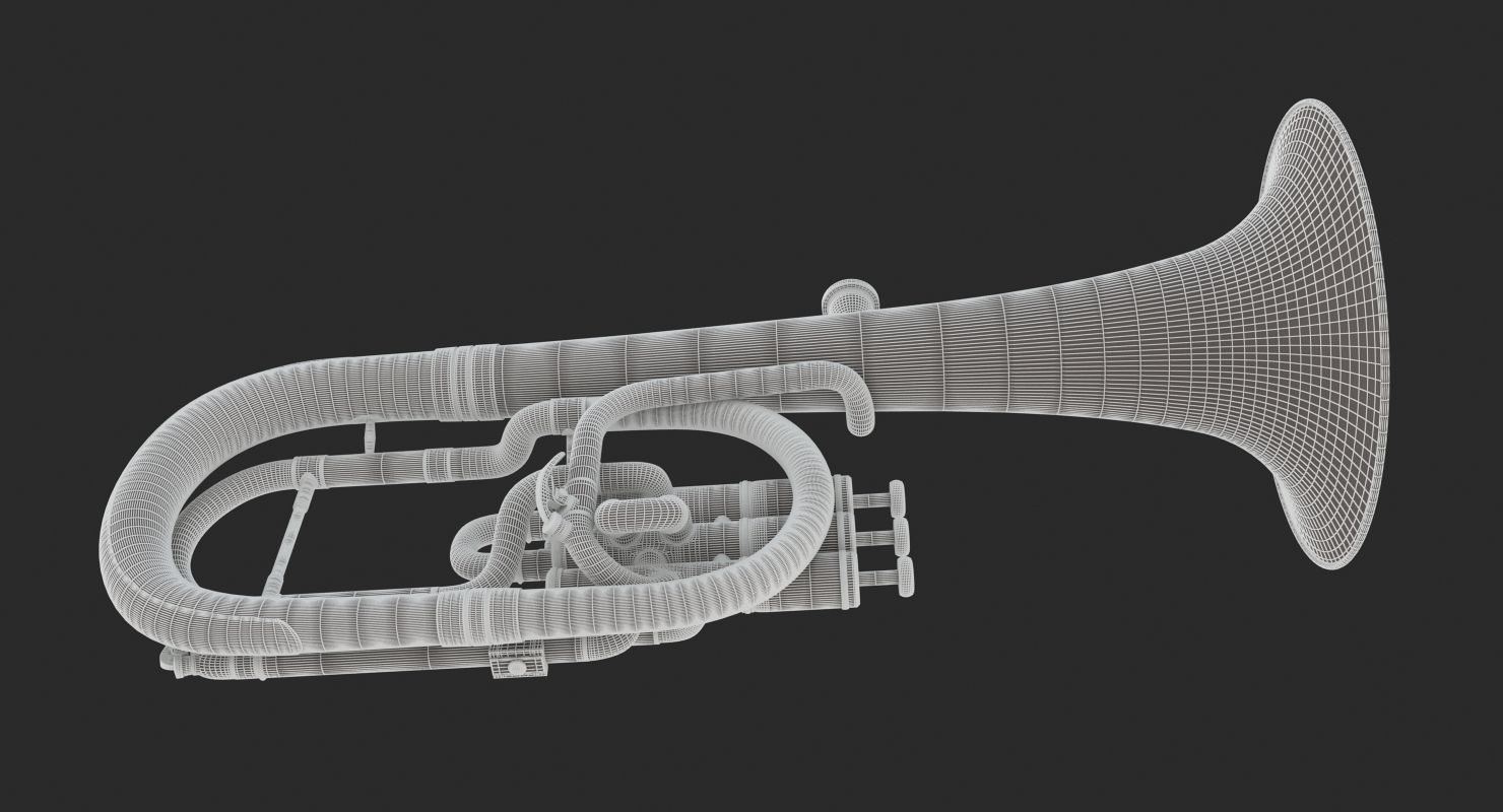Alto Horn - Tenor Horn 3D model_14