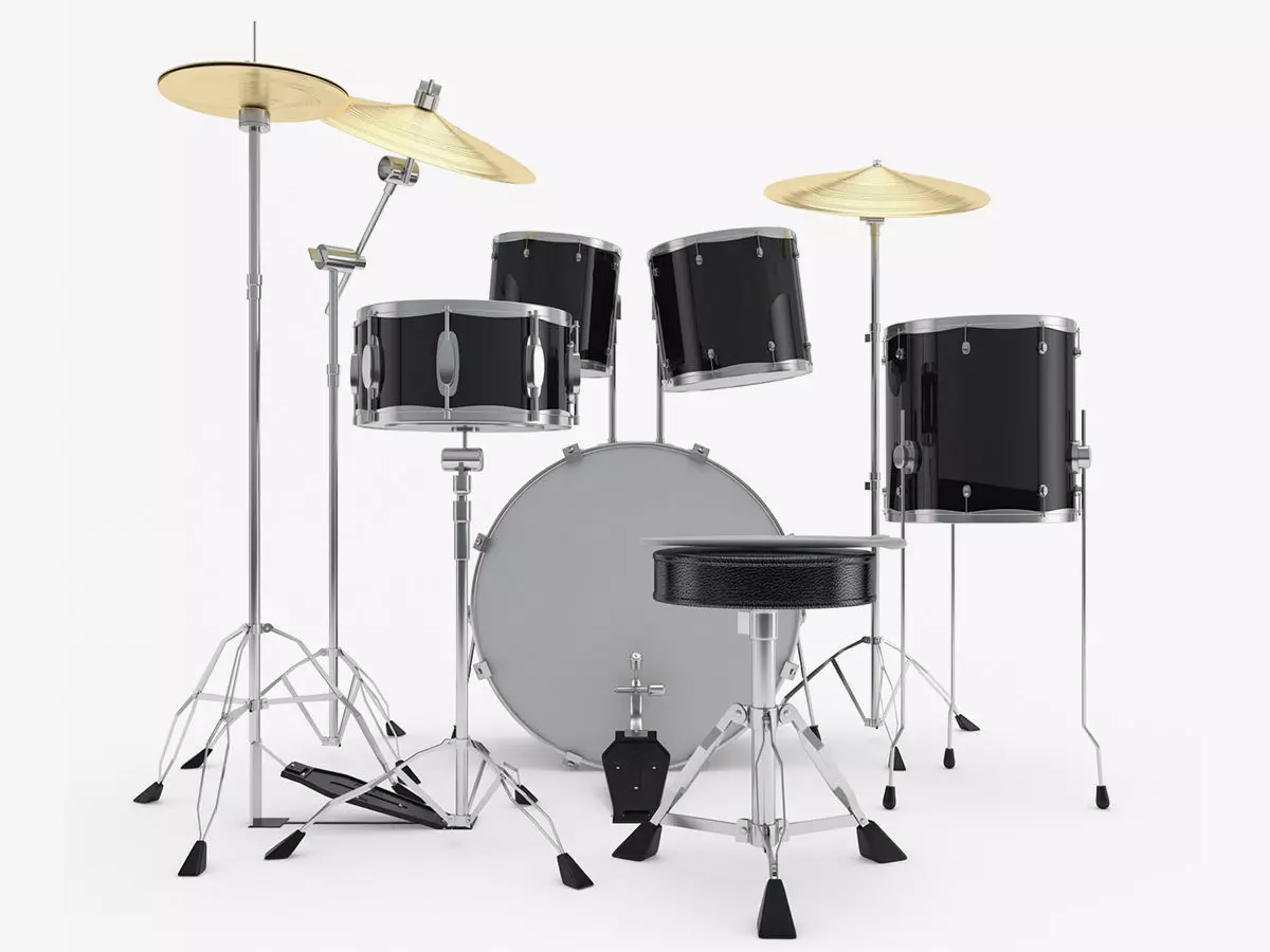 Drum Kit 3D model_0