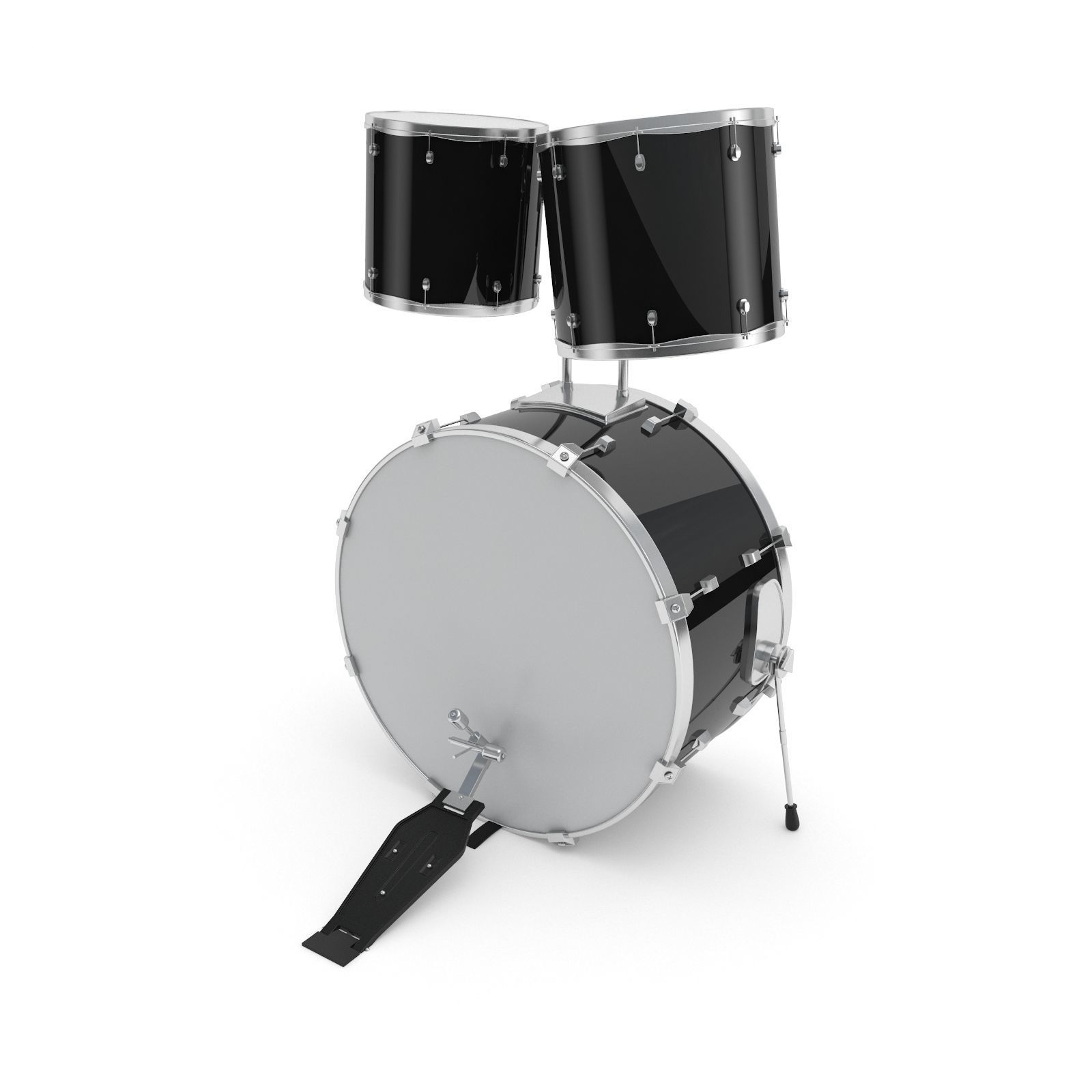 Drum Kit 3D model_11