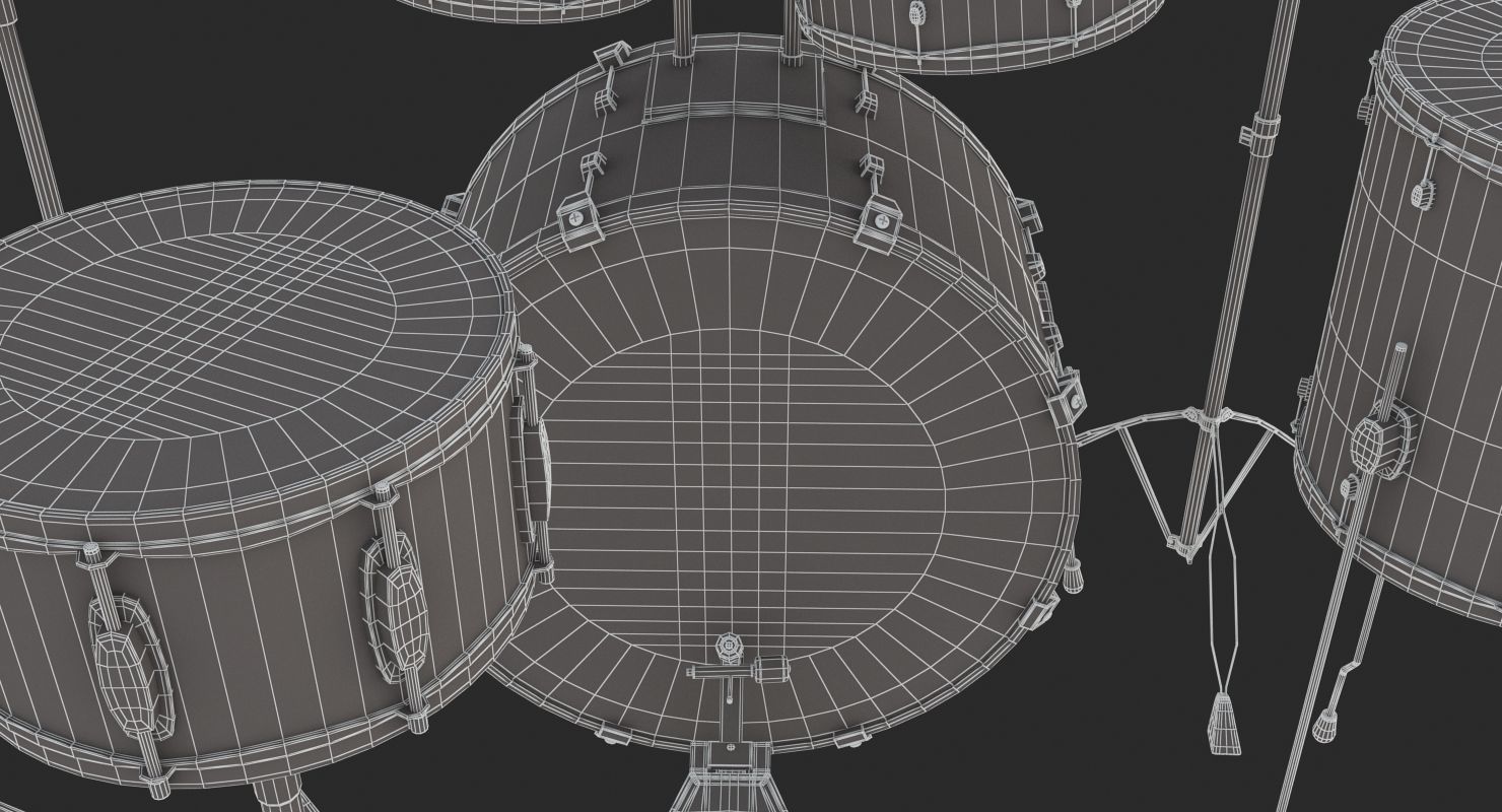 Drum Kit 3D model_18