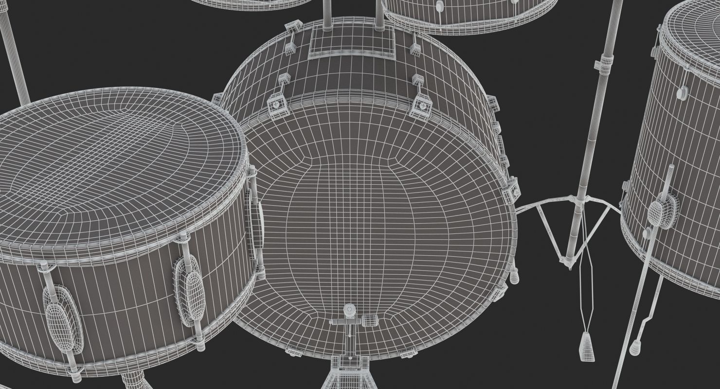 Drum Kit 3D model_19