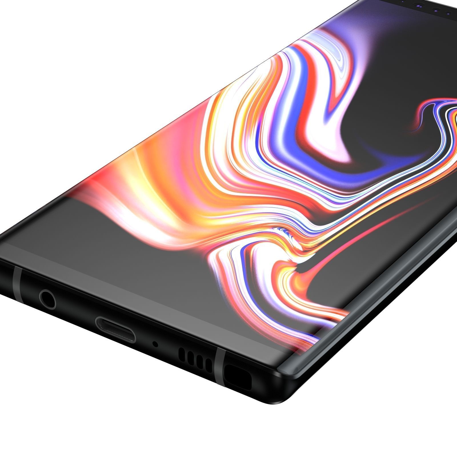 Samsung Galaxy Note 9 Black 3D model_11