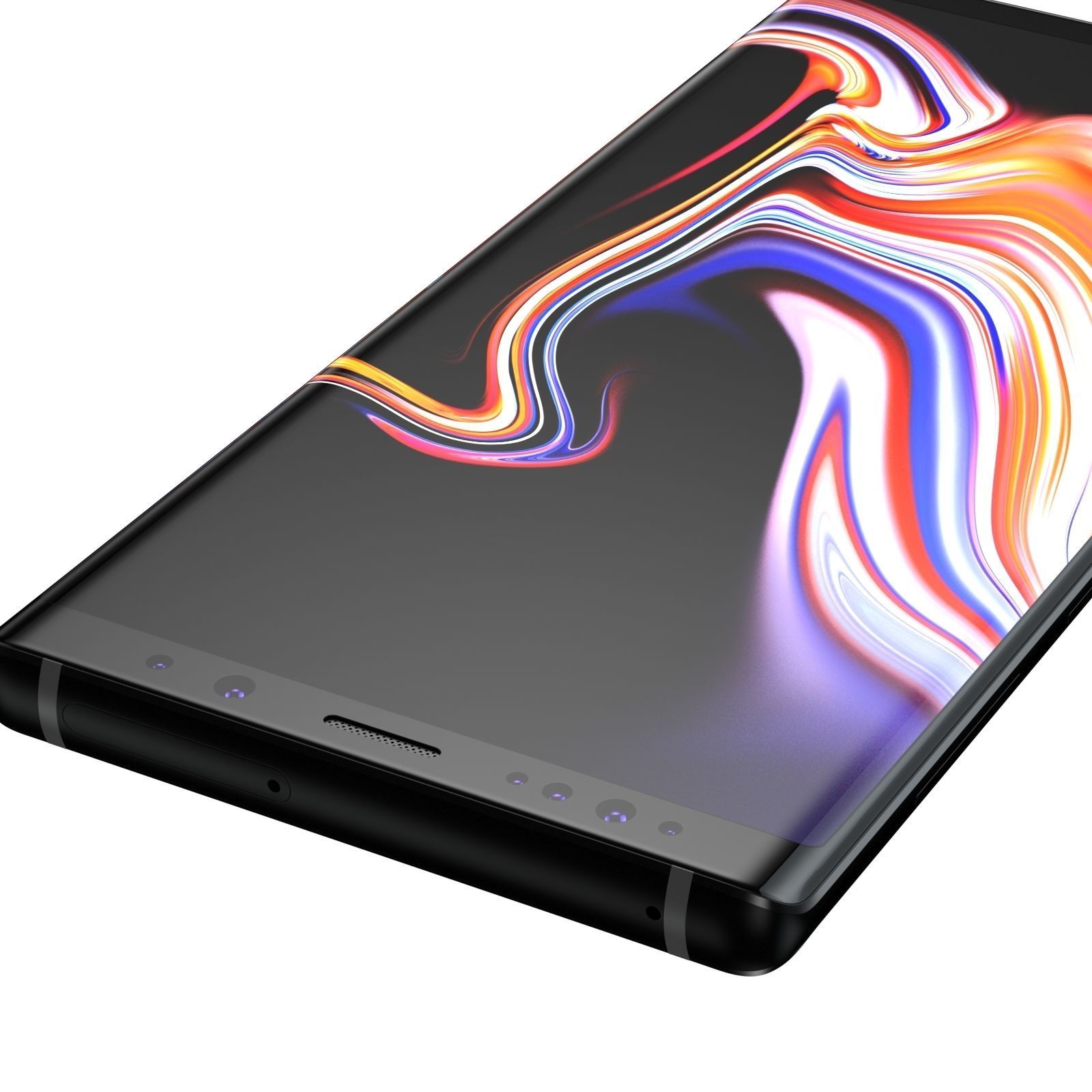 Samsung Galaxy Note 9 Black 3D model_12