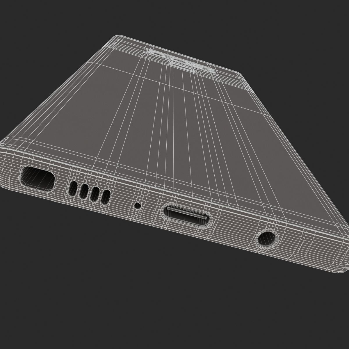 Samsung Galaxy Note 9 Black 3D model_18