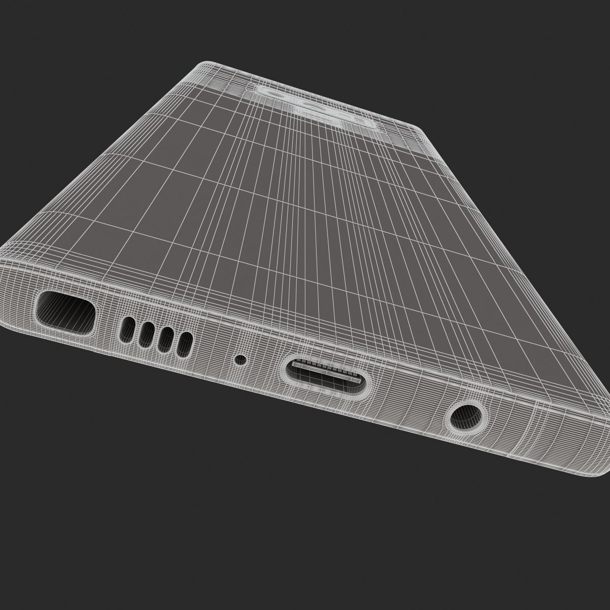 Samsung Galaxy Note 9 Black 3D model_20