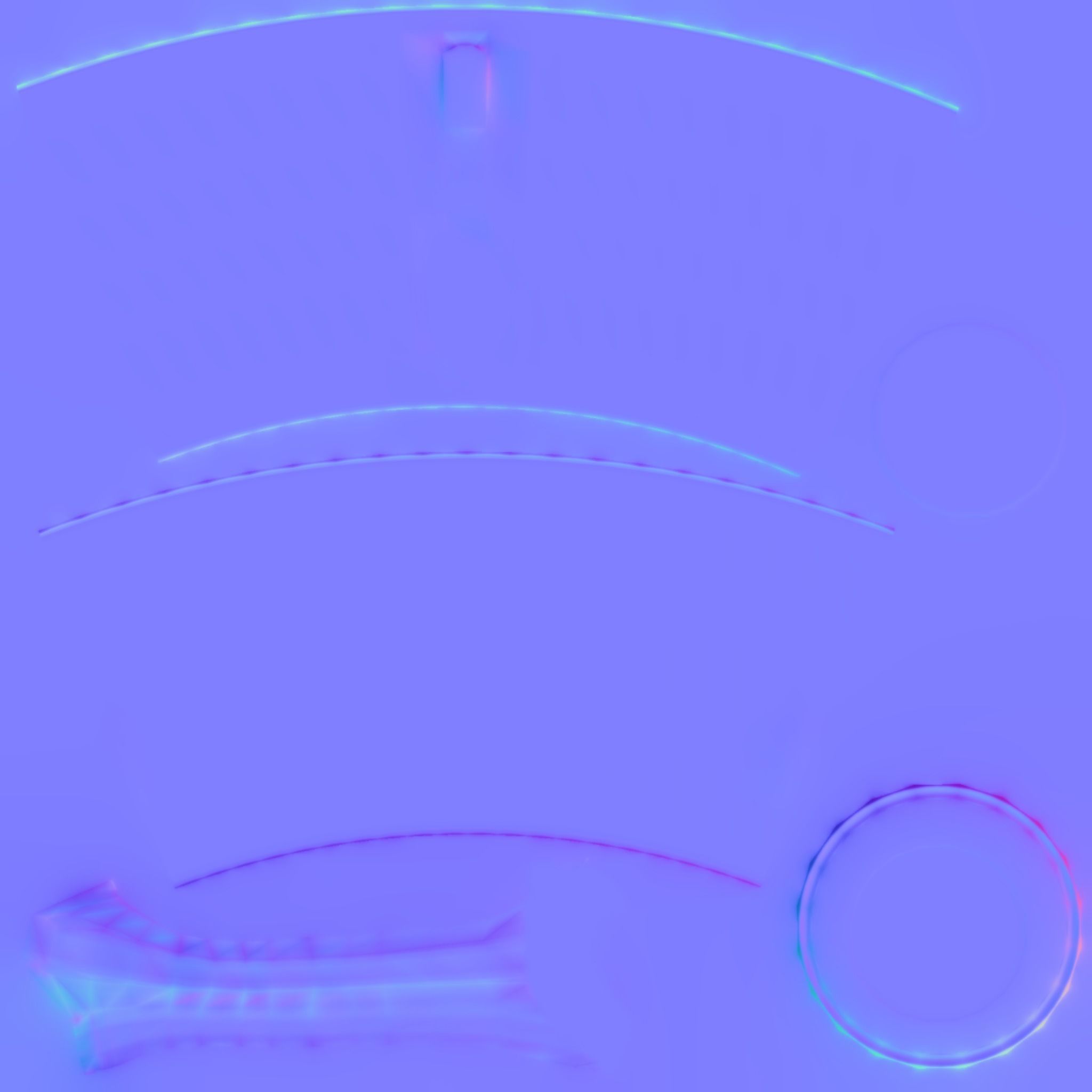 used coffee mug Low-poly 3D model_10