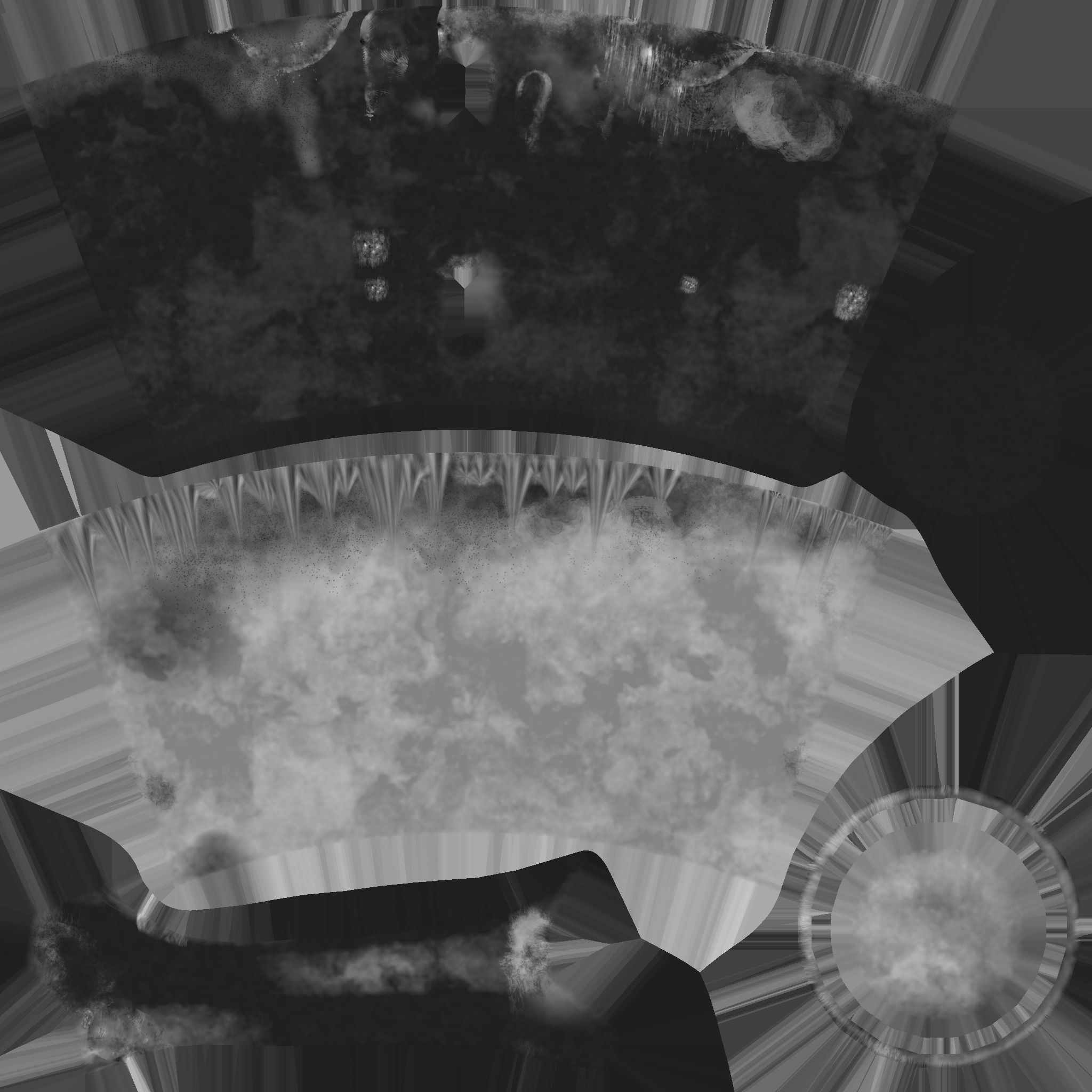 used coffee mug Low-poly 3D model_7