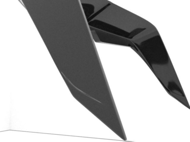 Helmet Spoiler 3D Model for Printing 3D print model_3