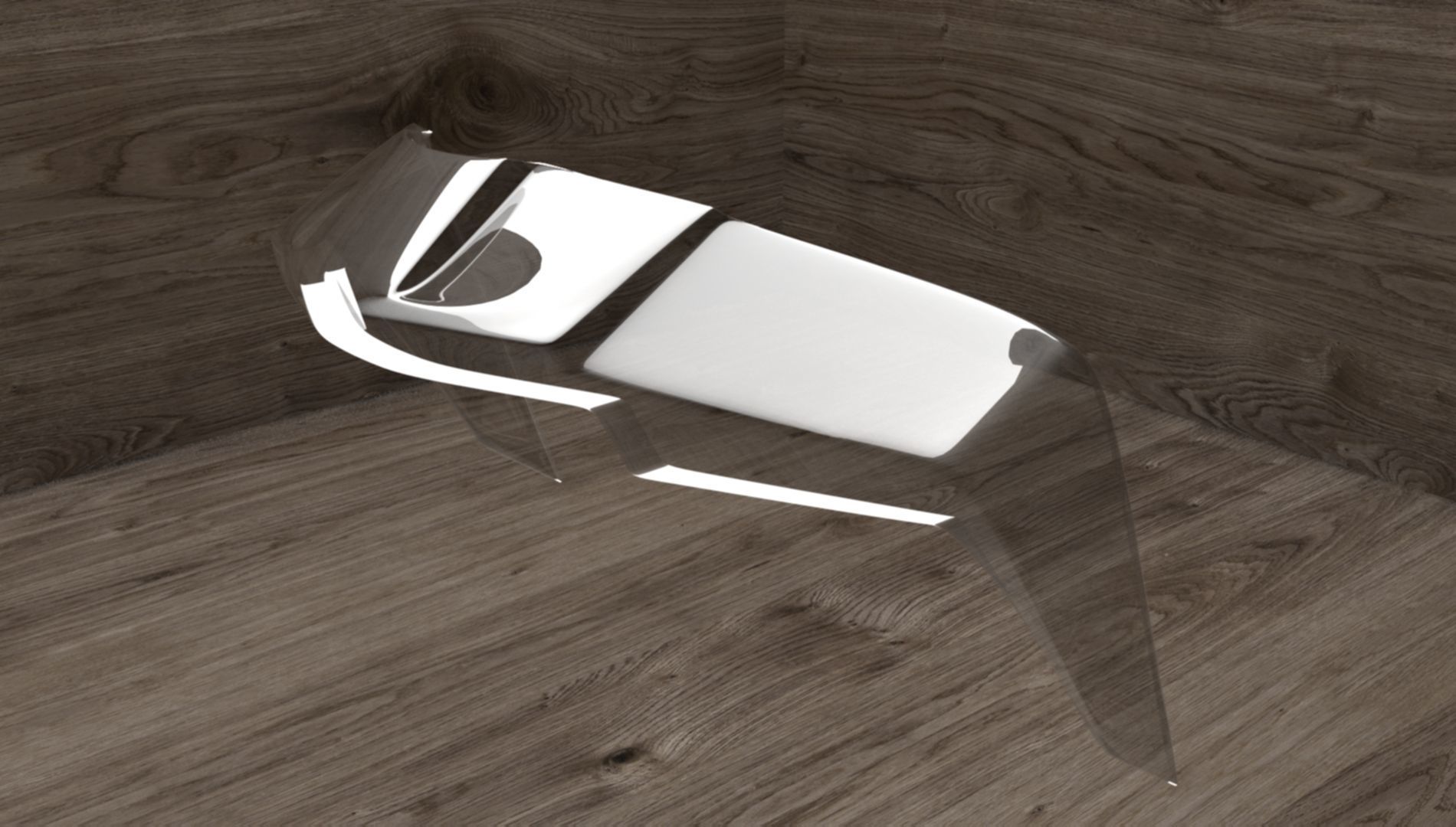 Helmet Spoiler 3D Model for Printing 3D print model_10