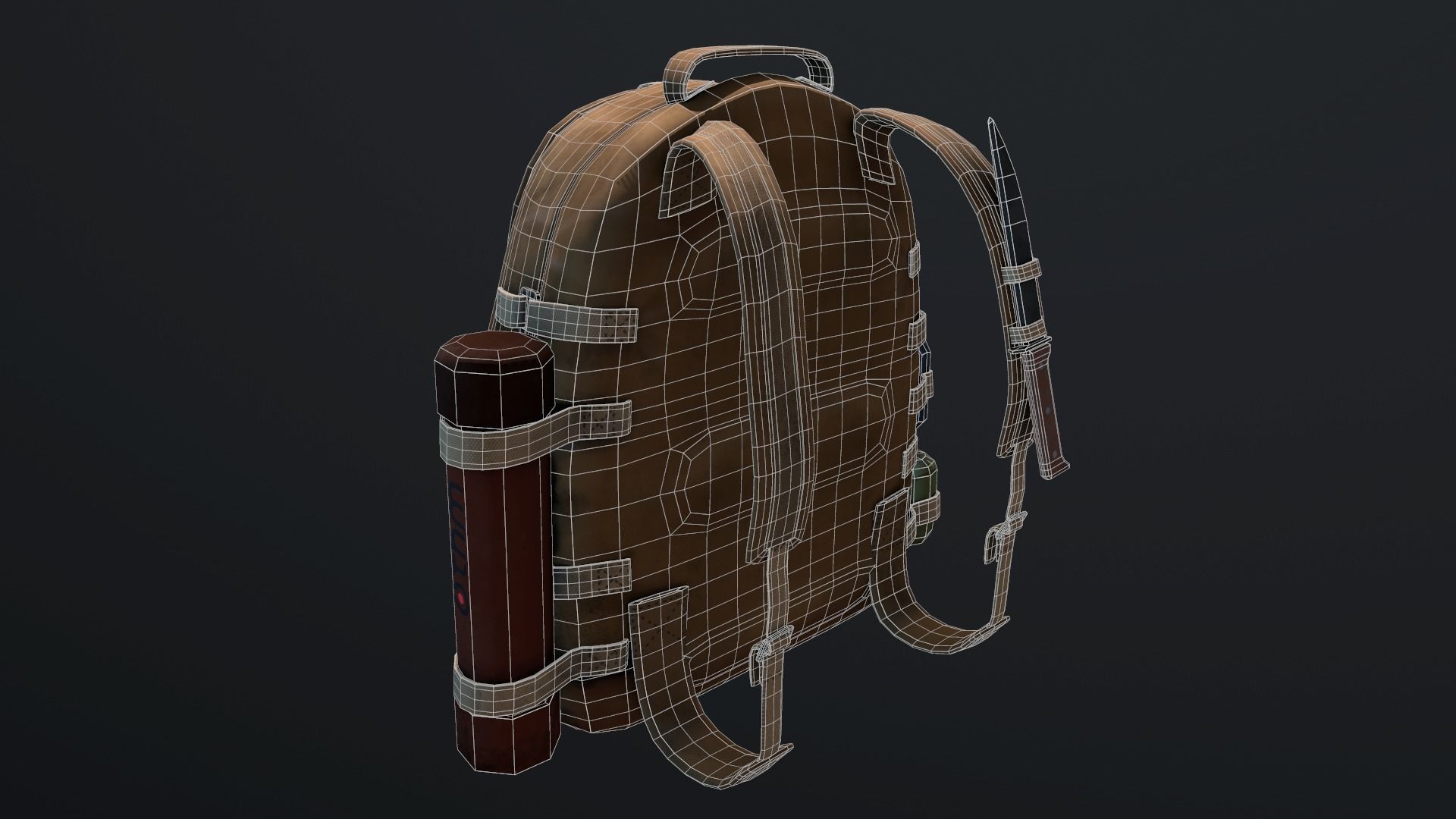 Backpack 3D model_9