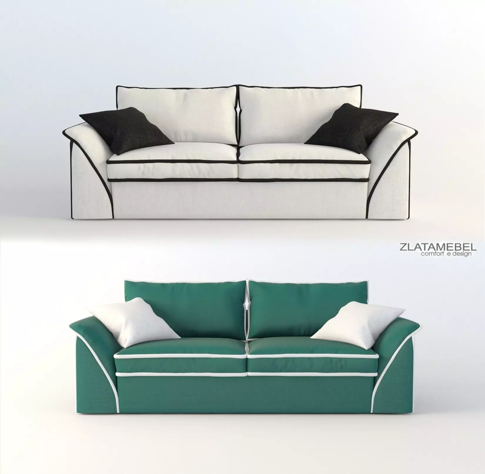 PITAGORA ALBERTA SALOTTI GOLDEN YOUNG 2400 Low-poly 3D model