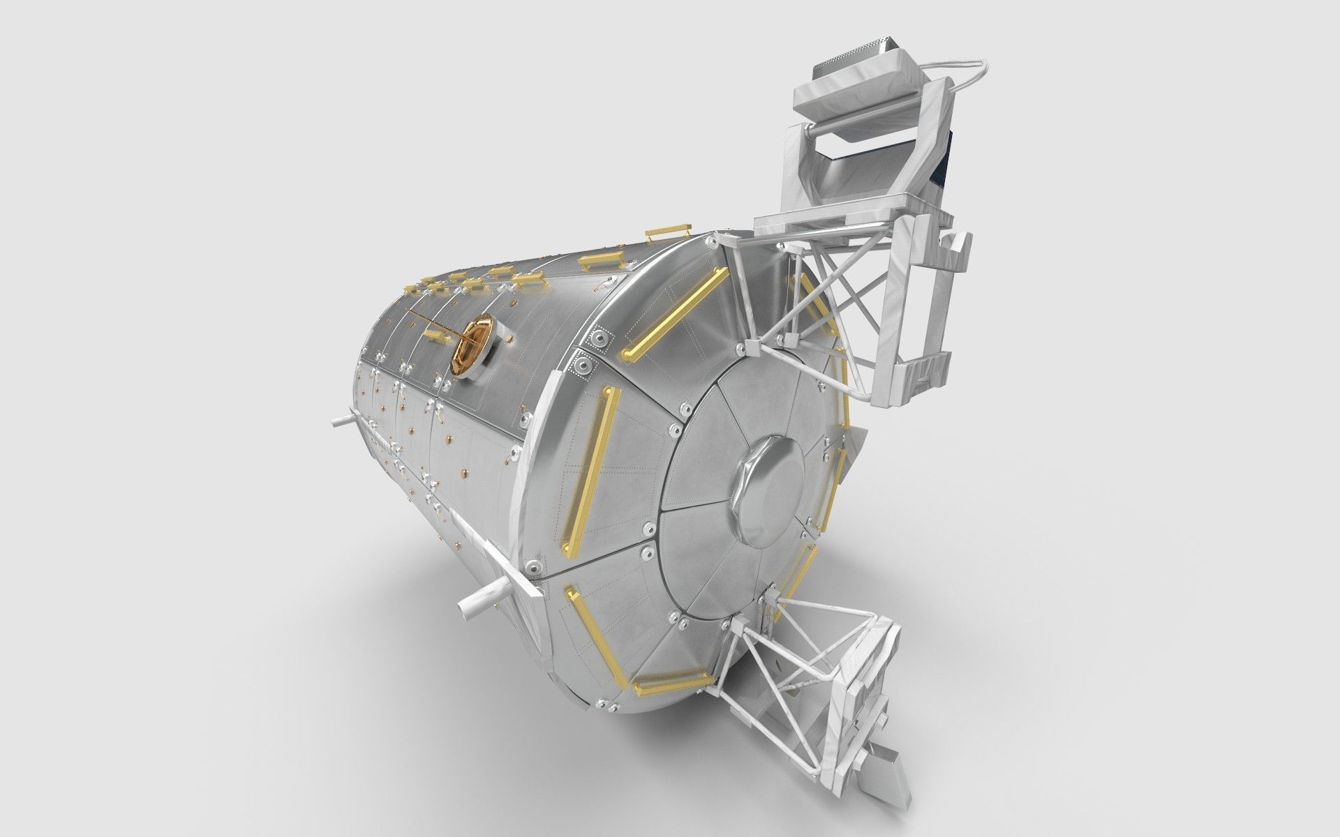 European Research Laboratory Columbus ERLC Module on ISS 3D model_12