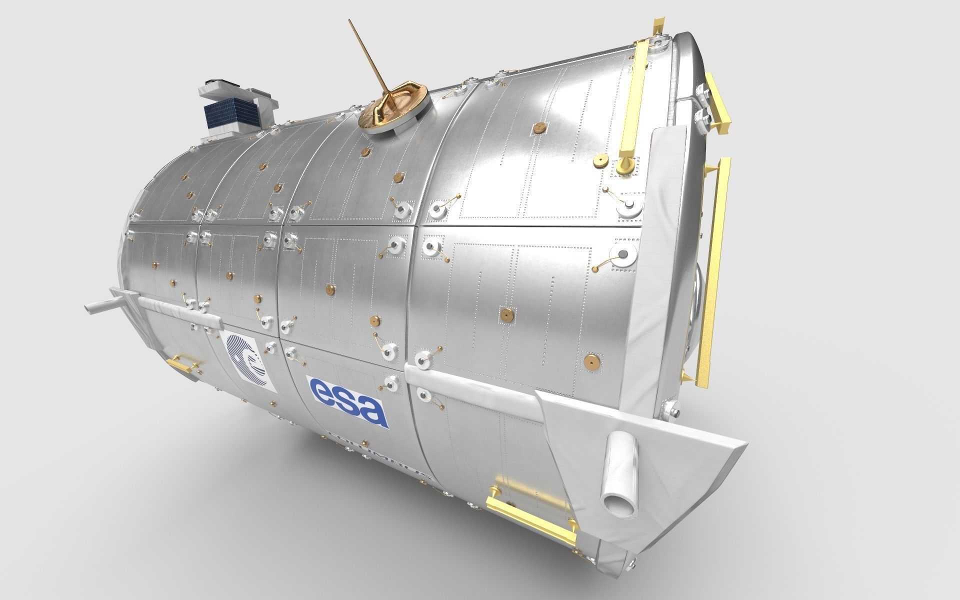 European Research Laboratory Columbus ERLC Module on ISS 3D model_14