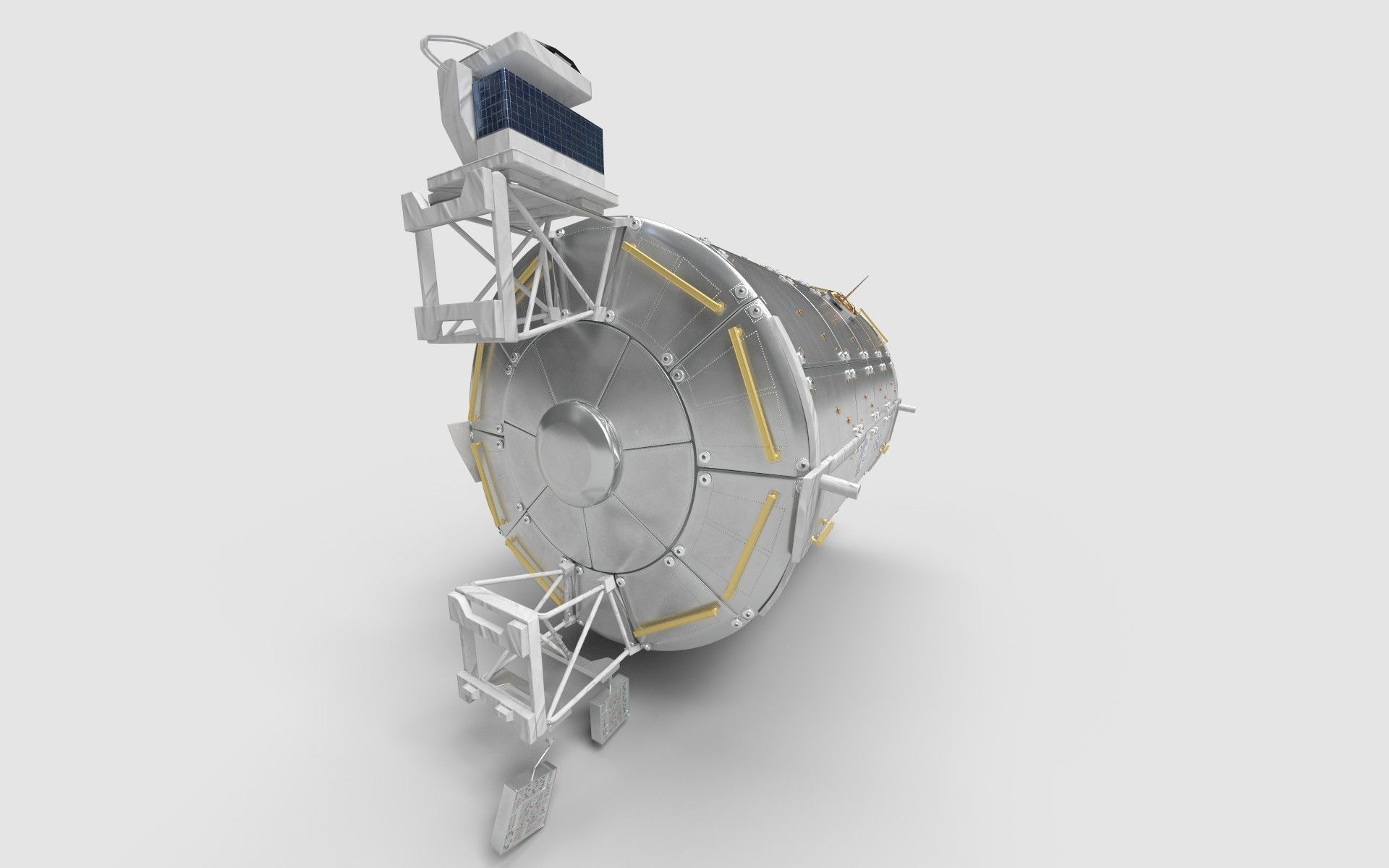 European Research Laboratory Columbus ERLC Module on ISS 3D model_8