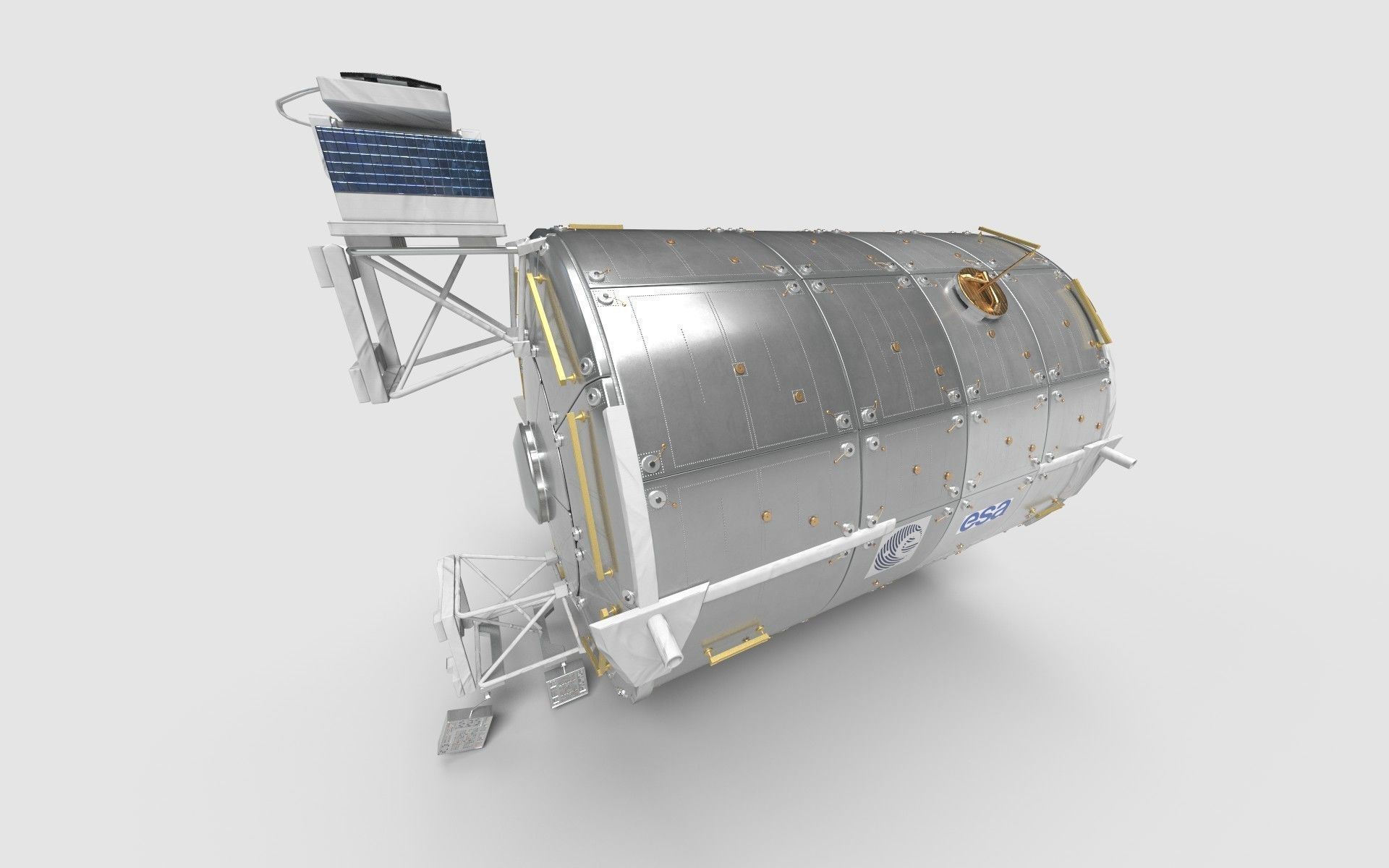 European Research Laboratory Columbus ERLC Module on ISS 3D model_15