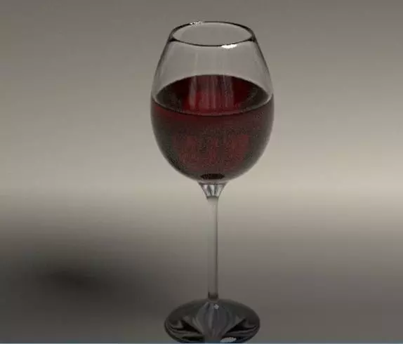Wine glass 3D model