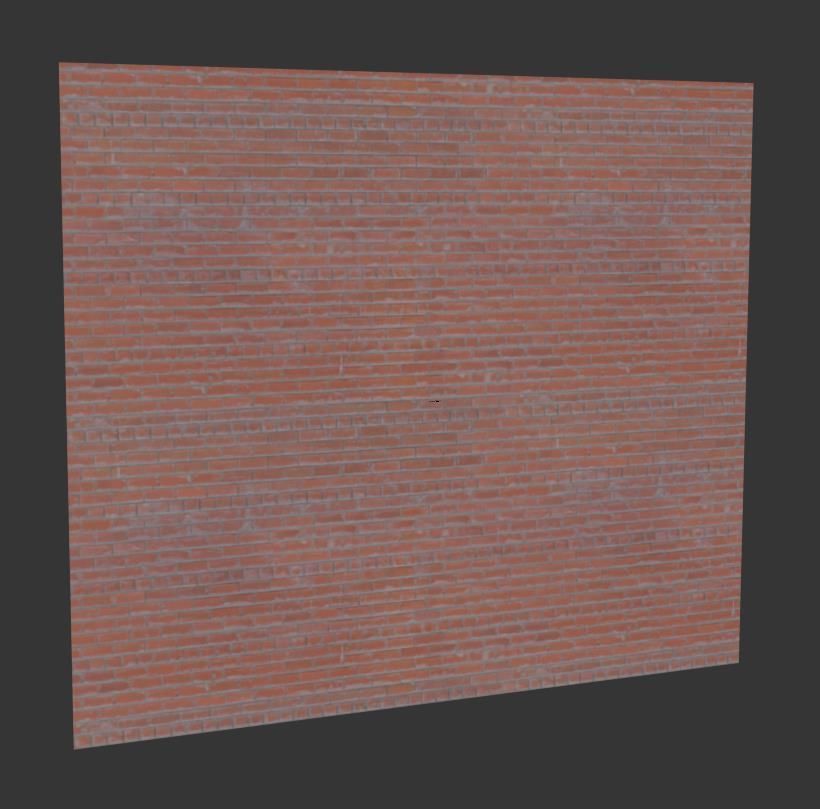 Ultra realistic Brick wall Scan 3D model_4