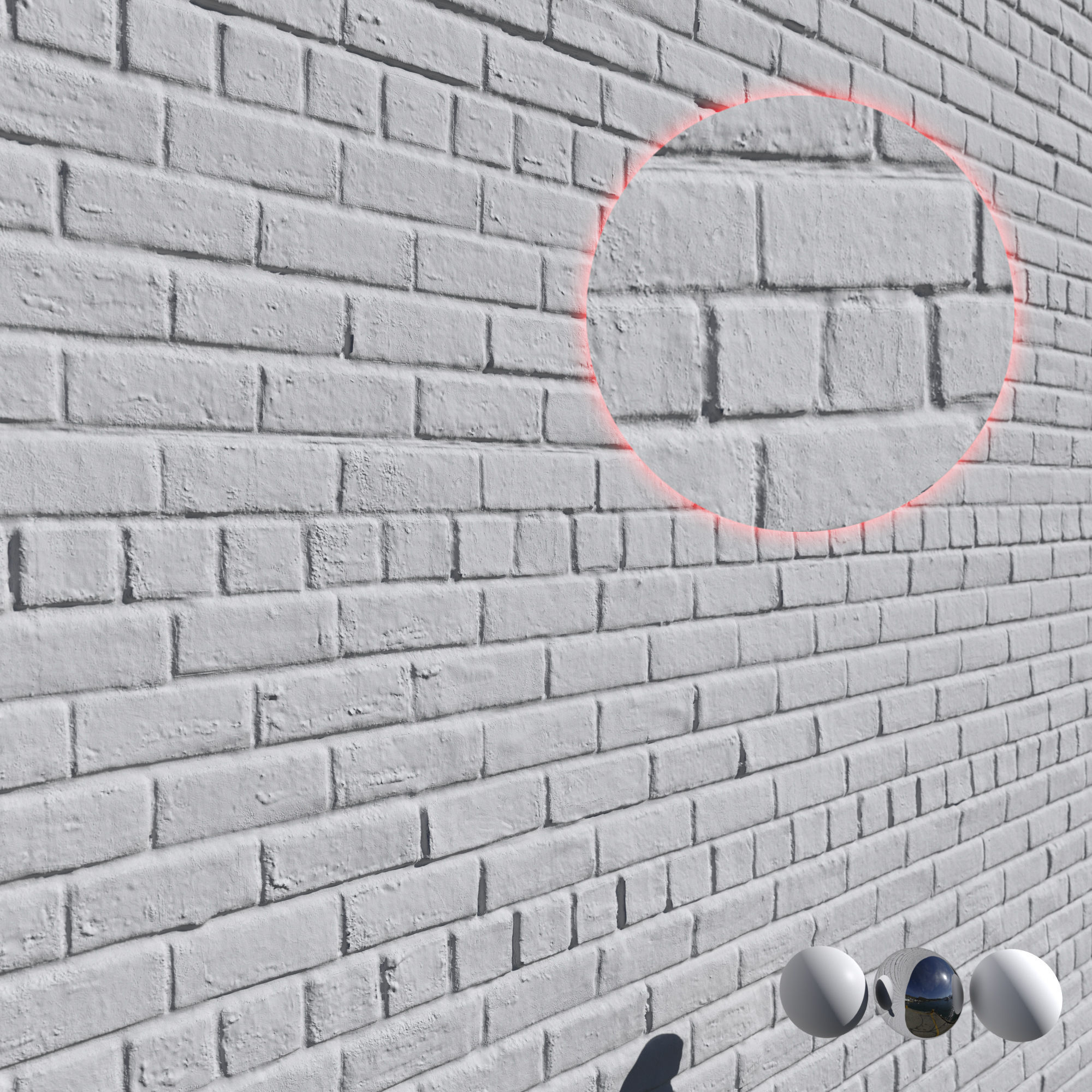 Ultra realistic Brick wall Scan 3D model_1