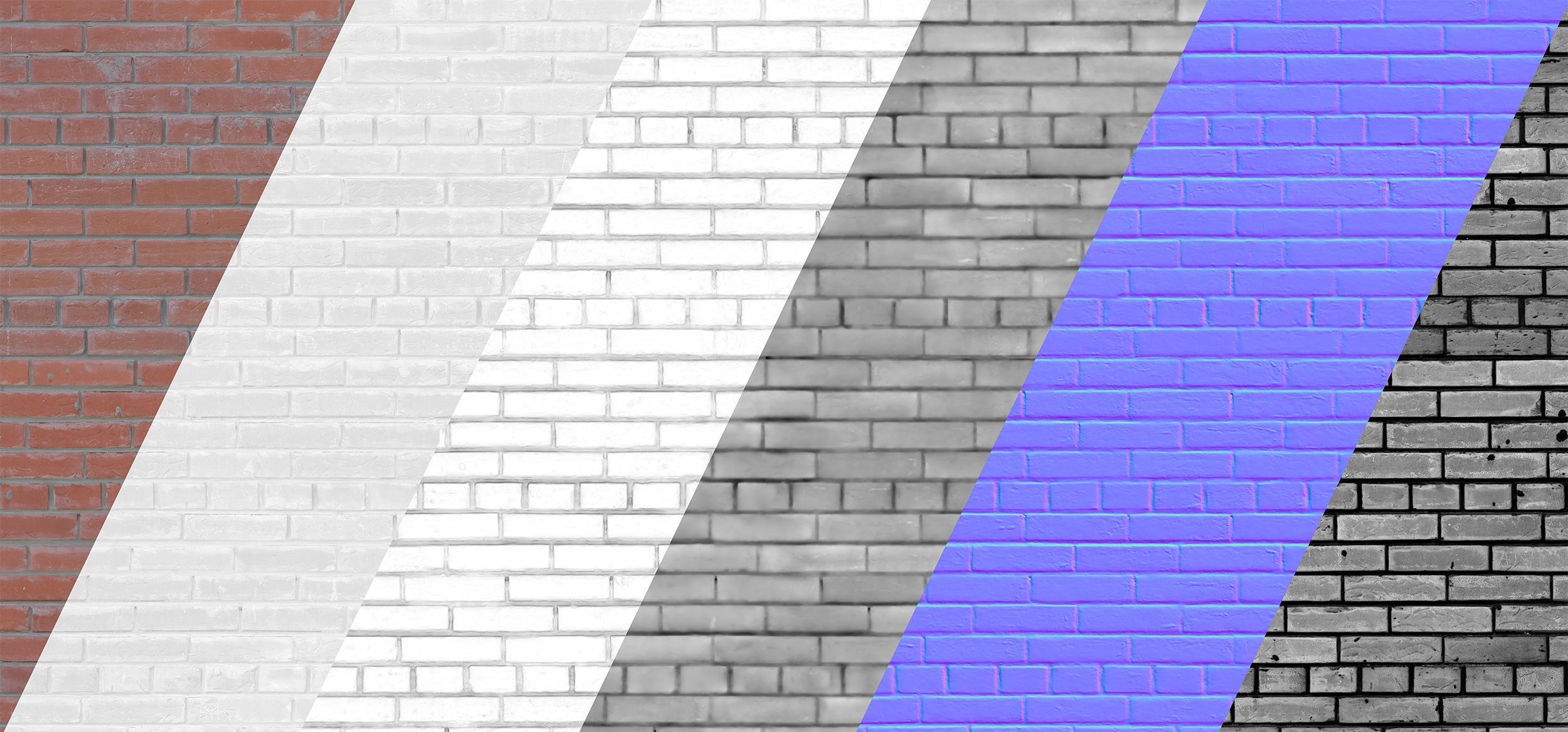 Ultra realistic Brick wall Scan 3D model_3