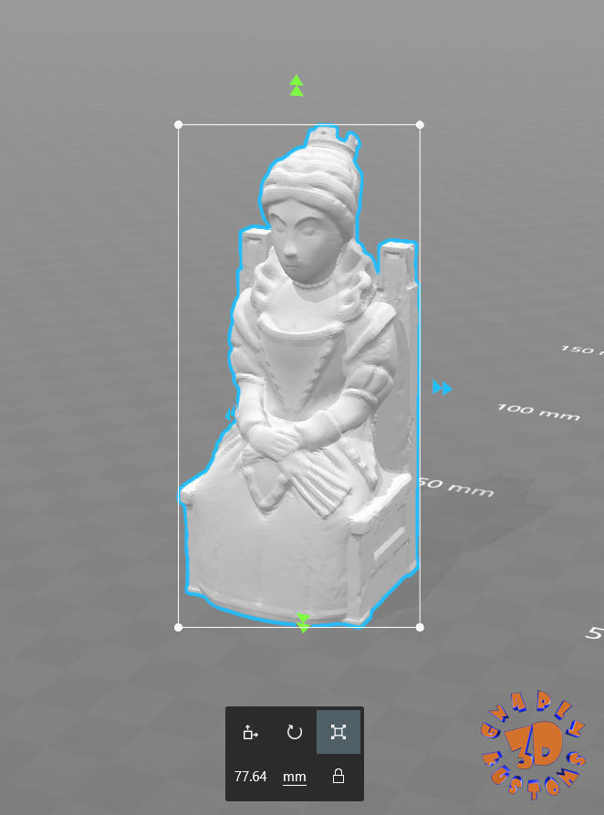 Medieval Theme Chess Set 3D print model_20