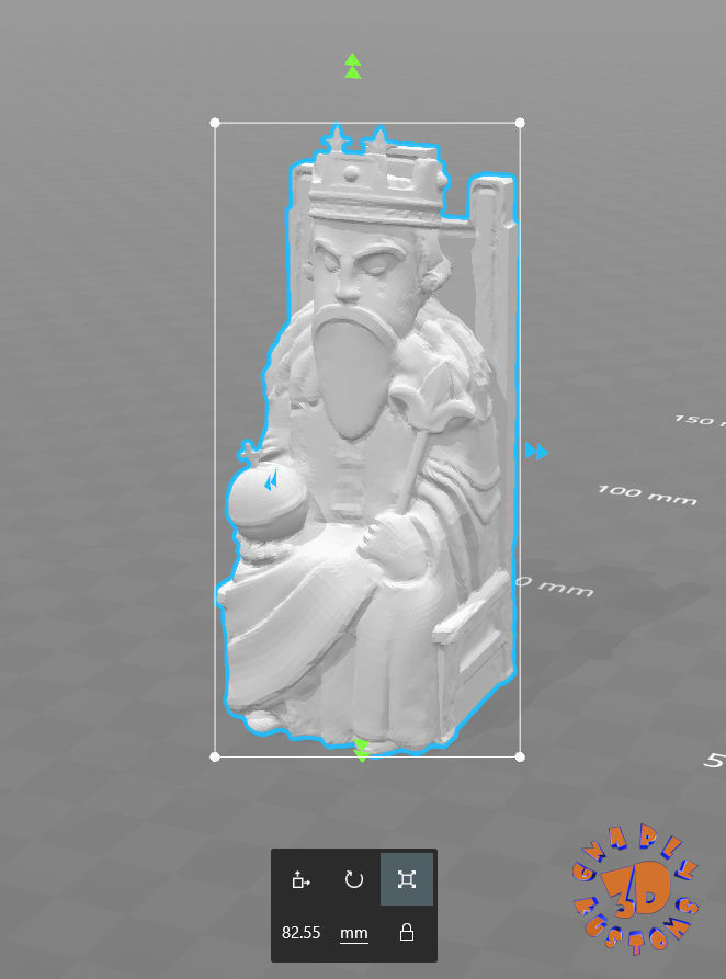 Medieval Theme Chess Set 3D print model_19