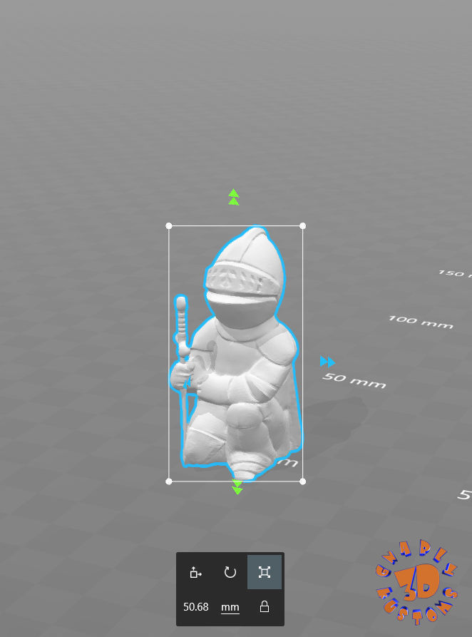 Medieval Theme Chess Set 3D print model_23