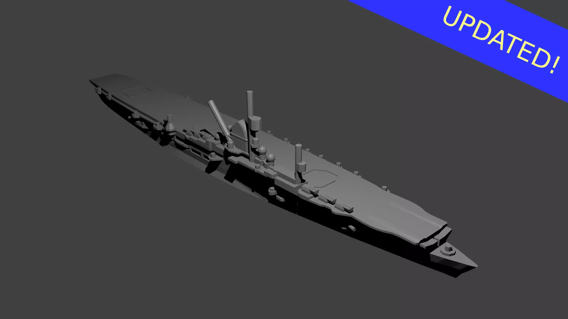 German Graf Zeppelin Class Aircraft Carrier 3D print model_0