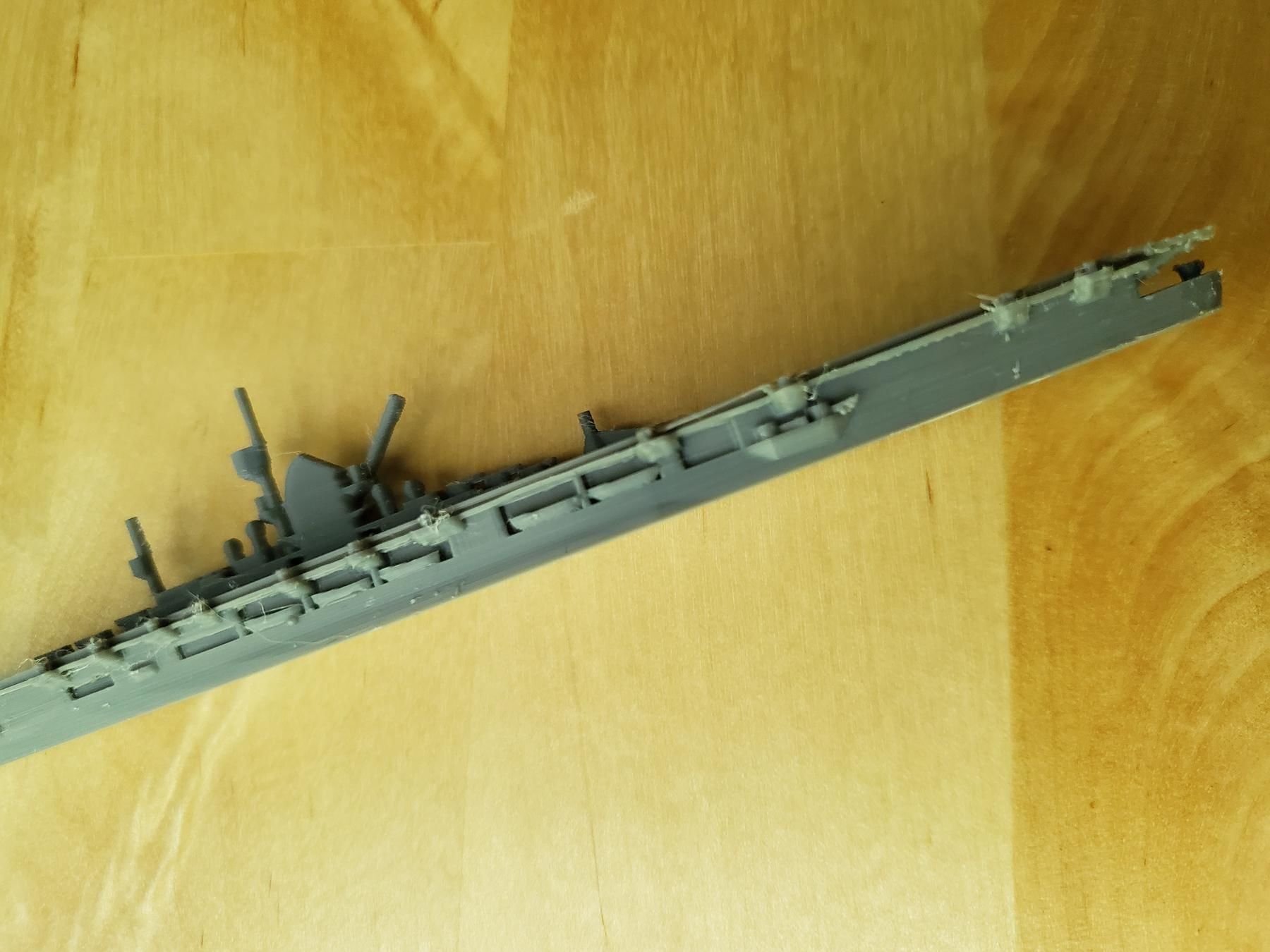 German Graf Zeppelin Class Aircraft Carrier 3D print model_9