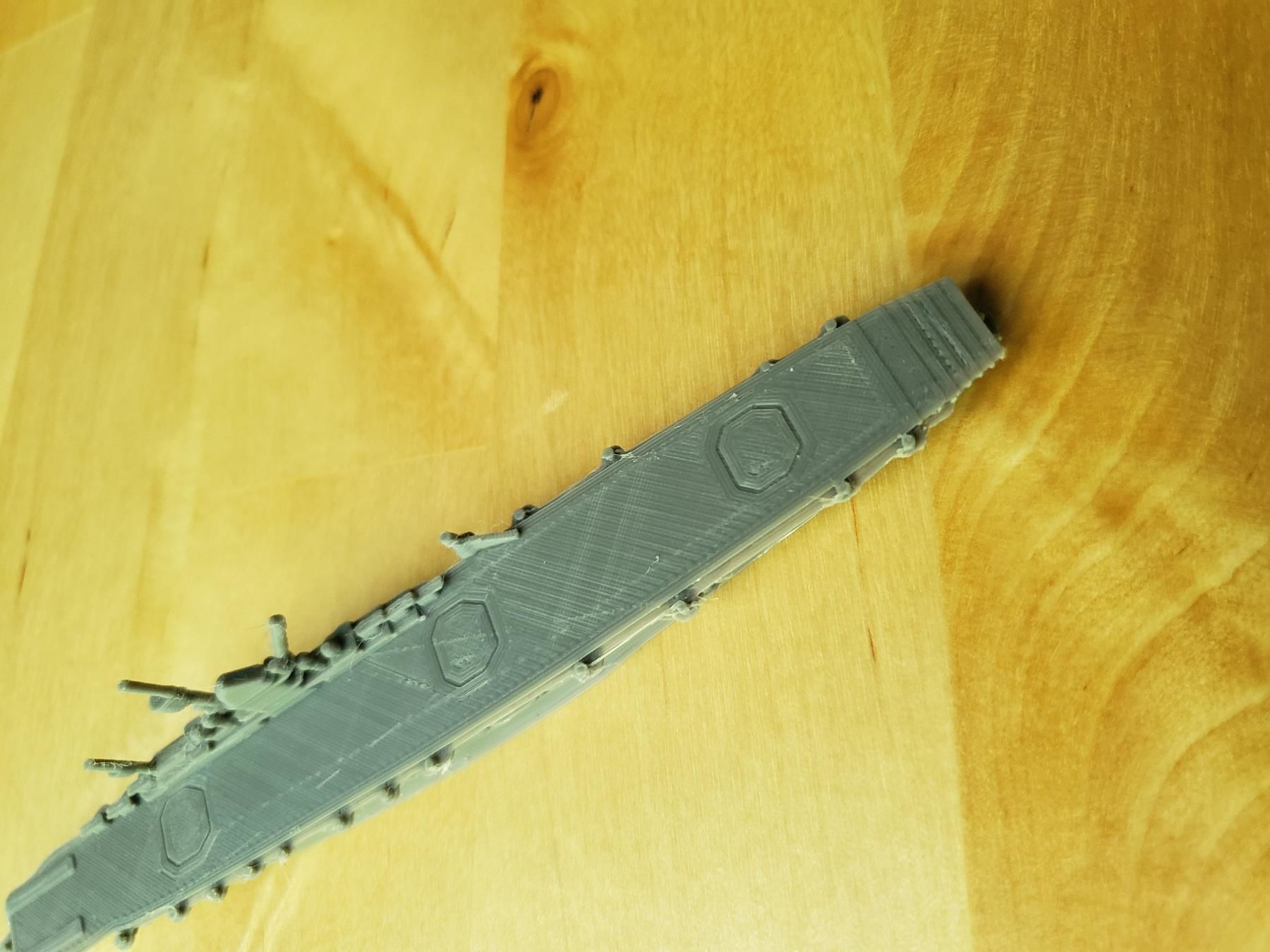 German Graf Zeppelin Class Aircraft Carrier 3D print model_8