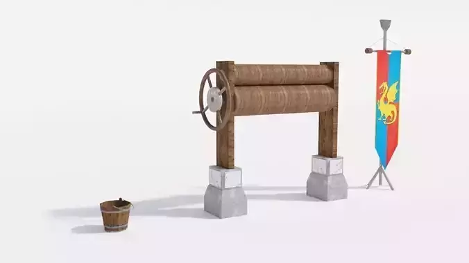 Medieval house 3D model