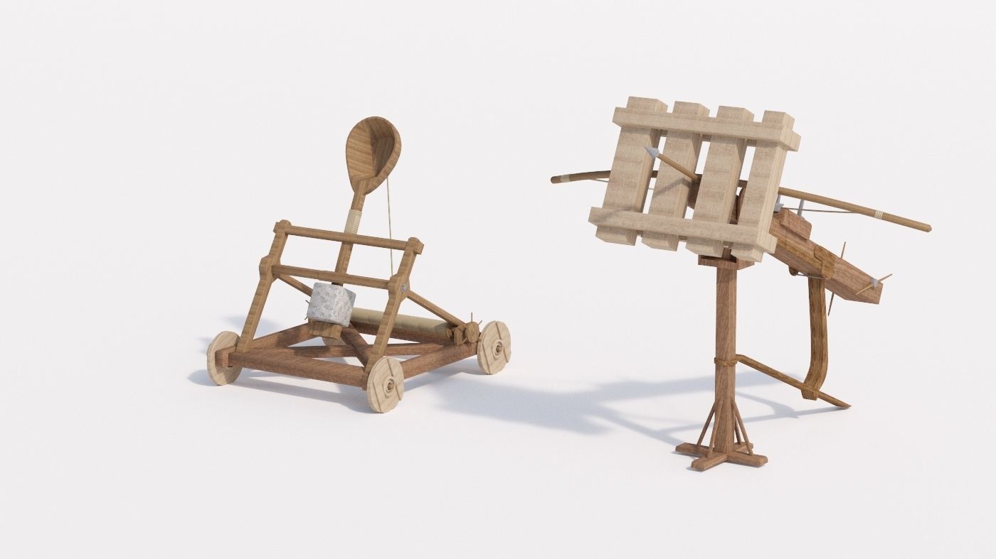 Medieval house 3D model_13