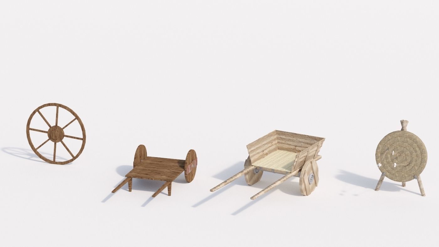 Medieval house 3D model_1