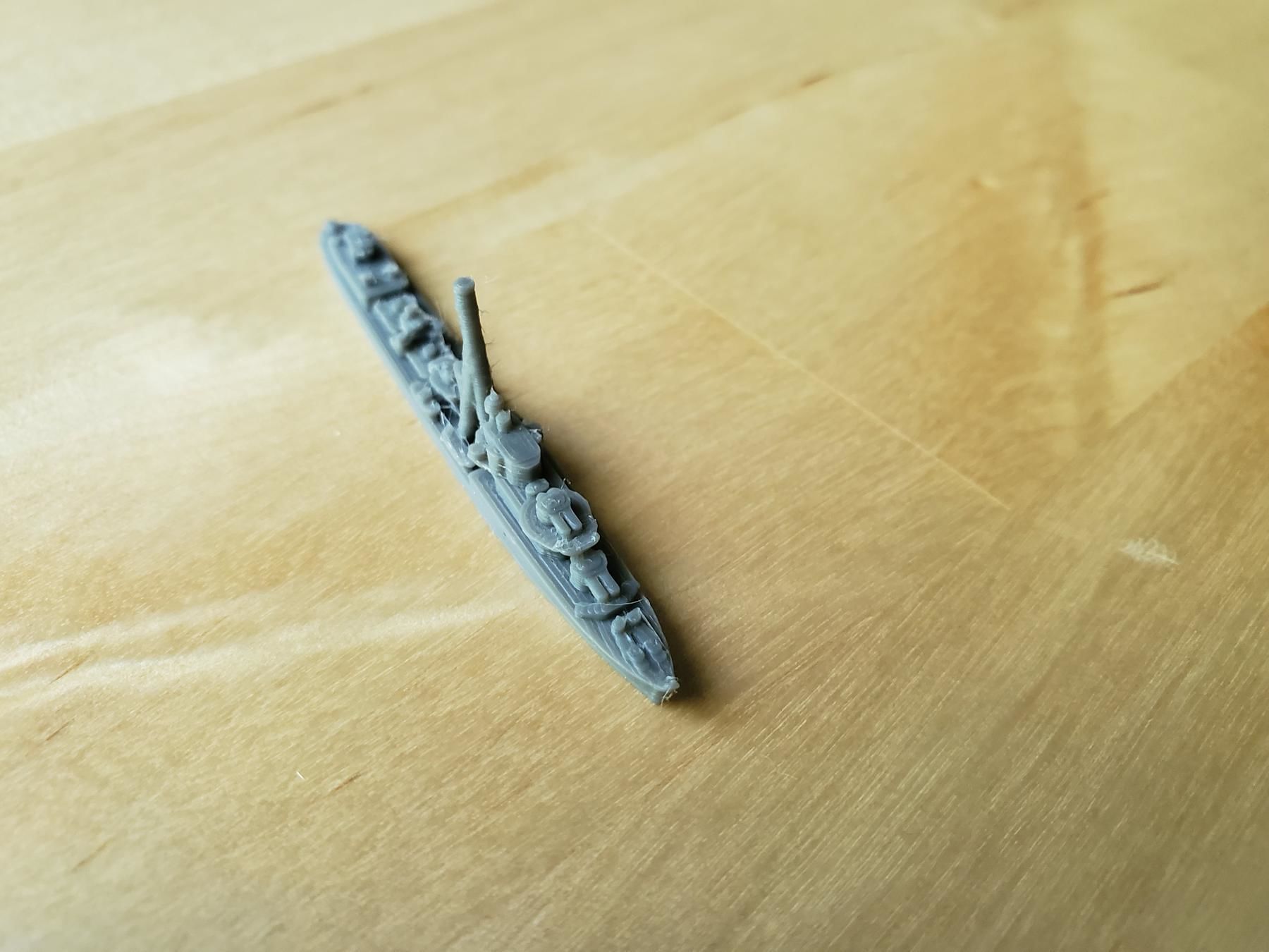 British J Class Destroyer Warship 3D print model_6