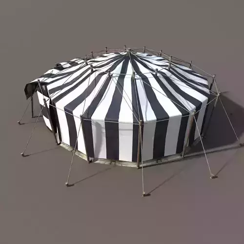 Circus Tent2 Low-poly 3D model