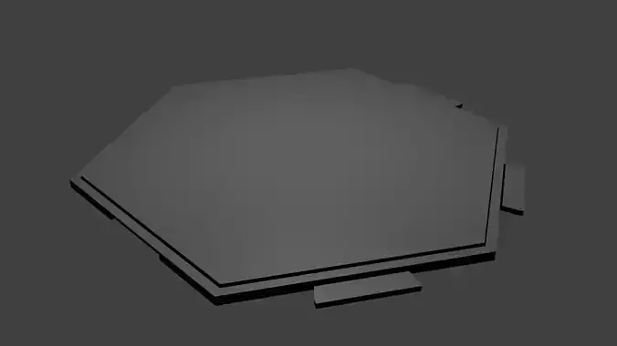 Interlocking Hexagonal Tiles for Wargaming Free 3D print model