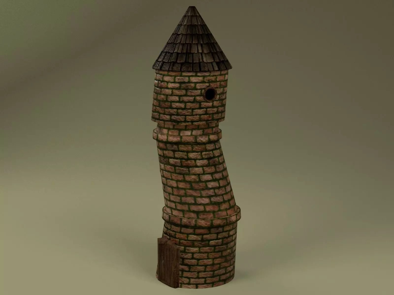 Tower Of Mage Low-poly 3D model_0
