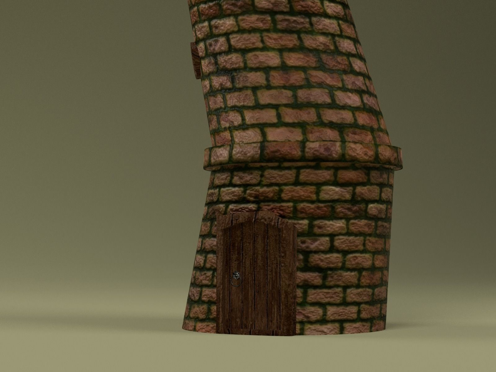 Tower Of Mage Low-poly 3D model_6