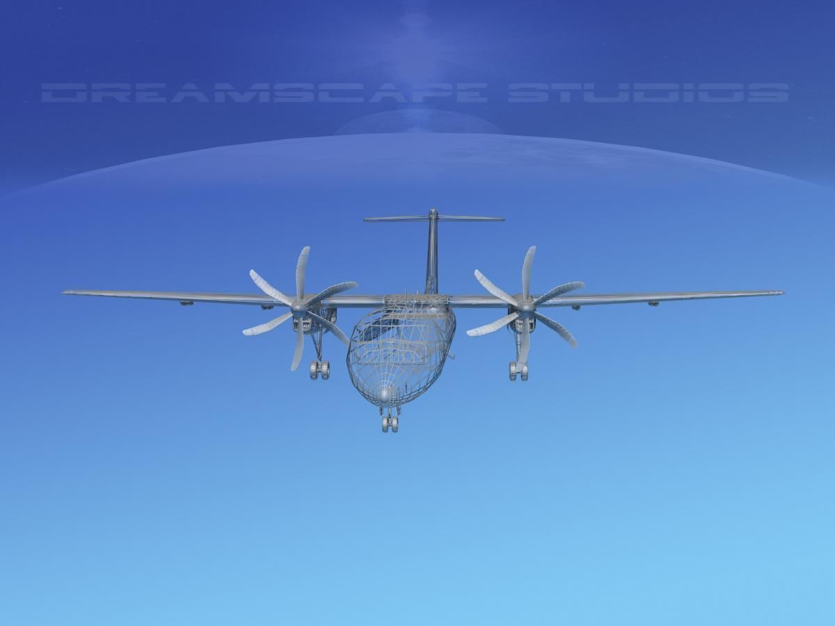 Dehaviland DHC-8 400 Corporate 4 3D model_10