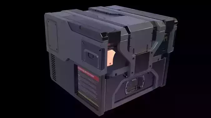 Hard Surface Sci-Fi Crate 