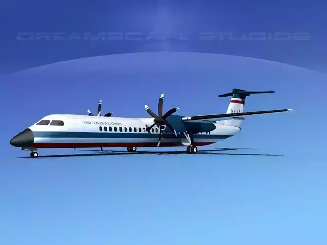 Dehaviland DHC-8 400 Mid America Express